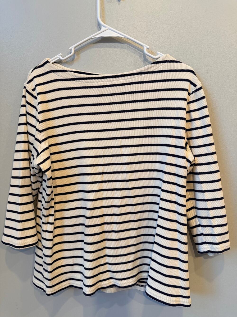 L.L. Bean Cotton Striped Sweater Women’s Size 1X